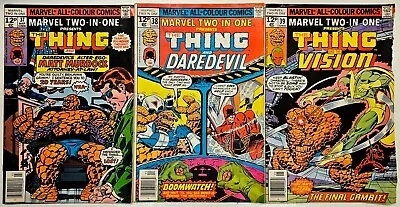 Buy Bronze Age Comic Marvel Two In One 3 Key Issue Lot 37 38 39 Higher Grade VG • 0.99£