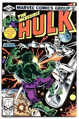 Buy INCREDIBLE HULK #250 VF/NM, Giant, Silver Surfer, Direct Marvel Comics 1980 • 46.60£