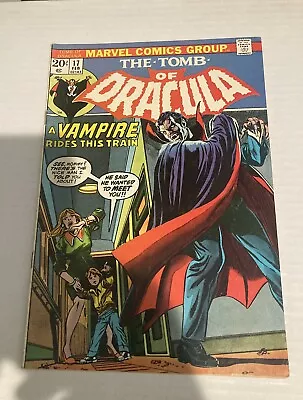 Buy Tomb Of Dracula #17 Blade Bitten By Dracula! Marvel 1974 VG- • 11.64£
