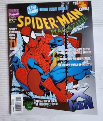 Buy Marvel Presents Spiderman Magazine Vol. 1 No. 7 November 1994 W/Fleer Cards • 2.33£