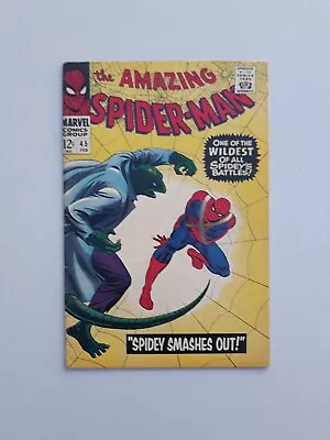 Buy Amazing Spider-Man 45 Marvel Comics The Lizard 1967  • 104.84£