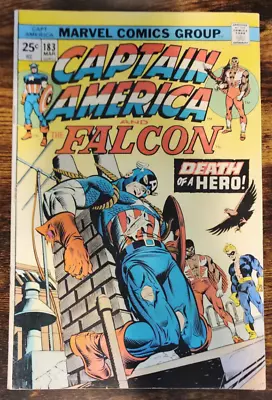 Buy CAPTAIN AMERICA & Falcon #183 Nomad No More! 1975 Marvel  (4.0) Very Good • 6.21£