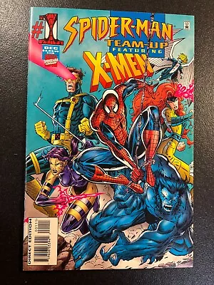 Buy SPIDER-MAN Team Up 1 X Men PSYLOCKE Jean Grey Beast Wolverine 1997 Marvel Comics • 10.87£