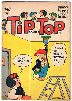 Buy Tip Top Comics #197 April 1956 St. John NANCY Sluggo PEANUTS Captain & The Kids • 27.14£