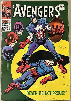 Buy The Avengers #56 (1968) Captain America, Bucky • 25£
