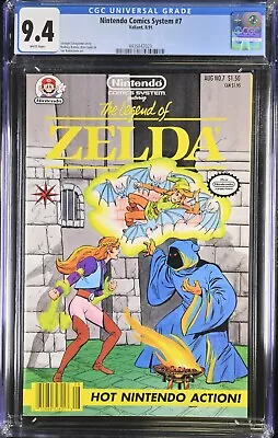 Buy Nintendo Comics System #7 CGC 9.4 WP The Legend Of Zelda • 155.32£