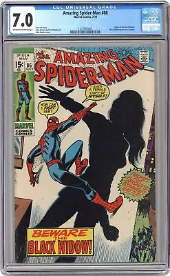 Buy Amazing Spider-Man #86 CGC 7.0 1970 1212567001 • 124.26£