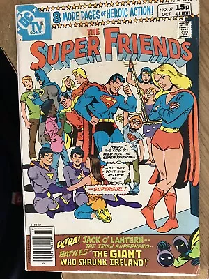 Buy THE SUPER FRIENDS #37 DC COMICS 1980. Supergirl, Batman, Wonder Woman Superman • 9£