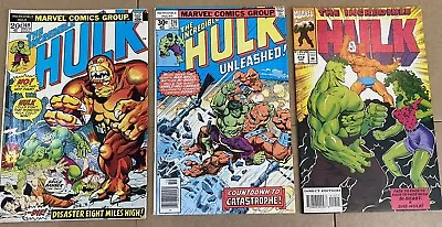 Buy Incredible Hulk #169 #412 #216 Marvel Comic Books Lot 1973 FN 1st App Bi-Beast • 14£