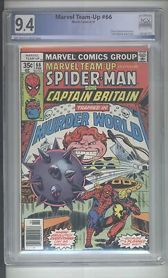Buy Marvel Team- Up   #66 PGX 9.4   Marvel Comics 1978 Captain Britain • 66.01£