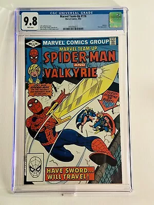Buy Marvel Team Up 116 CGC Graded 9.8 NM/MT 1982 Valkyrie Layton Cover • 58.34£