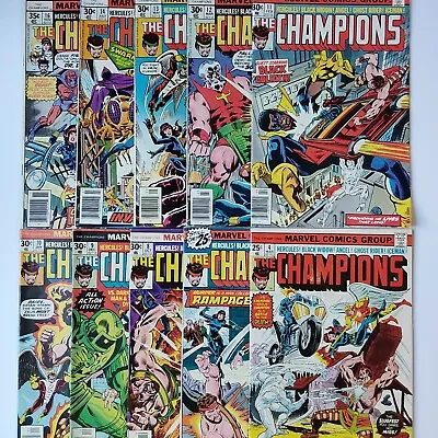 Buy Champions Comic Lot 10 Issues 4 5 8 9 10 11 12 13 14 16 Bronze Age Marvel Comics • 34.91£