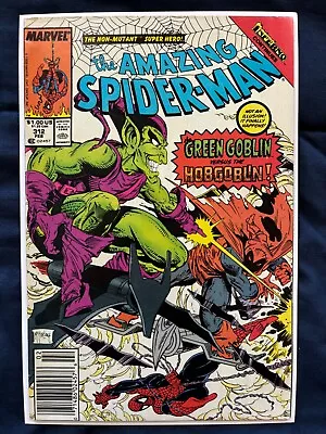 Buy AMAZING SPIDER-MAN #312 NEWSSTAND McFARLANE COVER 1989 MARVEL COMICS • 19.42£