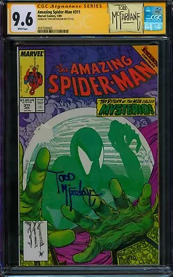 Buy Amazing Spider-Man #311 🌟 CGC 9.6 SS SIGNED By TODD MCFARLANE 🌟 Mysterio 1989 • 229.10£