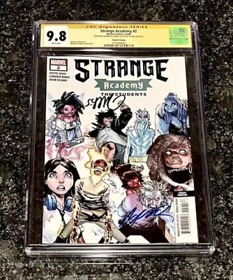 Buy Strange Academy #2 - Signed By Skottie Young & Humberto Ramos - CGC Graded 9.8 • 139.75£