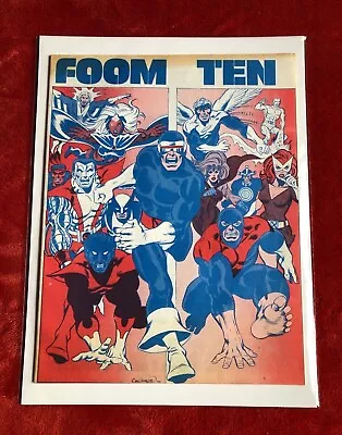 Buy FOOM #10 Beautiful High Grade Copy Pre-dates Giant Size X-Men 1 X-Men 94 Marvel • 875£