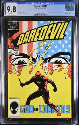 Buy Daredevil #232  1986 - Marvel -CGC 9.8 - Comic Book • 101.14£