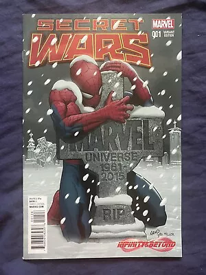 Buy Secret Wars #1 (marvel 2015) Infinity & Beyond Variant - Bagged & Boarded. • 5.95£