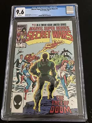 Buy Marvel Super Heroes Secret Wars #11 CGC 9.6 Face Of Doom 1985 • 46.59£