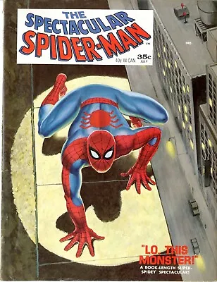 Buy Spectacular Spider-Man Magazine  #1   Vol 1   VERY GOOD   July 1968   Black & Wh • 31.06£