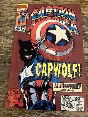 Buy Captain America #405! Newsstand! 1st Appearance Cap-Wolf! Key! Great Condition! • 4.65£