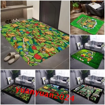 Buy Teenage Mutant Ninja Turtles 3D Anti-Slip Floor Rugs Bedroom Carpet Doormat Mat • 26.39£