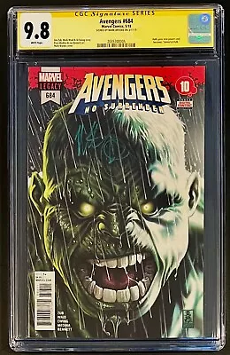 Buy Avengers 684 CGC SS 9.8 (1st Immortal Hulk)  Signed By Mark Brooks KEY Book MCU • 132.02£