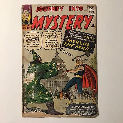 Buy Journey Into Mystery #96 Marvel Comics (1963)-Fair- Low Grade-See Description • 26.40£