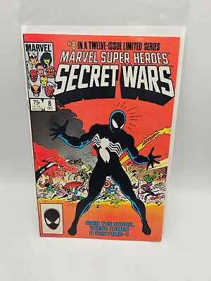 Buy 🌟 1984 Marvel Super Heroes Secret Wars #8 1st Black Suit Spiderman Venom F/VF • 120.37£