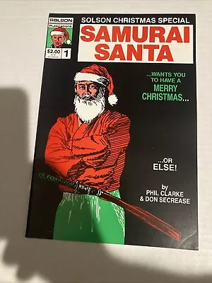 Buy Solson Christmas Special Samurai Santa #1 1986 1st Published Jim Lee Art • 42.71£