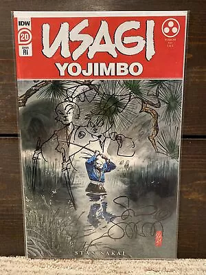 Buy Usagi Yojimbo #20 Variant 1:10 Hervas - Yukichi Yamamoto 1st App - Signed/Sketch • 166.97£