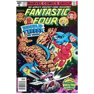 Buy Fantastic Four #211 Newsstand  - 1961 Series Marvel Comics Fine+ [f% • 33.01£