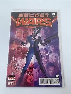 Buy SECRET WARS #3 Of 8 Cover A First Print Marvel Comic 2015 Backed & Sleeved NM • 3.99£