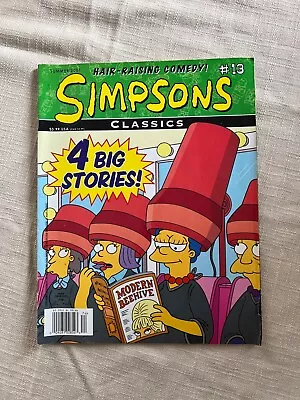 Buy Simpsons Classics #13 2007 Bongo Comics 4 Big Stories • 10£
