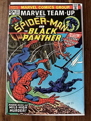 Buy Marvel Team-Up #20 (1974) Spider-Man & Black Panther | Marvel Comics • 14.99£