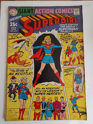 Buy Action Comics #373 Apr 1969 Good/VGC 3.0 Giant-Size Issue Featuring Supergirl • 19.99£