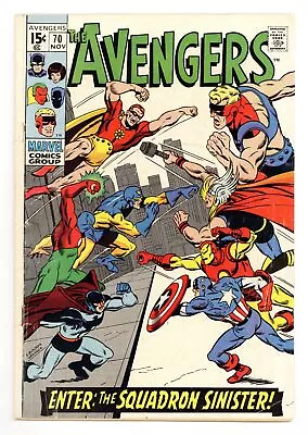 Buy Avengers #70 GD/VG 3.0 1969 1st Full App. Squadron Sinister • 24.85£