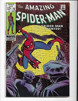 Buy Amazing Spider-Man 70 1969 Marvel Comics VG/F 5.0 Kingpin Gwen Stacy Aunt May • 58.25£