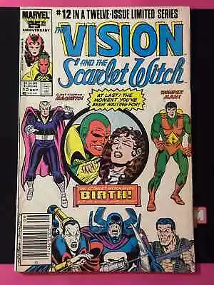 Buy Vision And The Scarlet Witch #12 - 1st App. Speed & Wiccan Marvel 1986 Newsstand • 10.09£