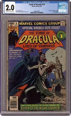 Buy Tomb Of Dracula #70N CGC 2.0 1979 4049348025 • 28.01£