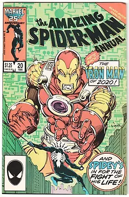 Buy The Amazing Spider-Man Annual #20 ~ Iron Man Of 2020 ~ Marvel Comics 1986 • 3.89£