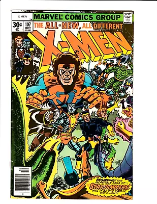 Buy Uncanny X-Men #107 1st Starjammers Claremont Cockrum 1977 Marvel Comics 🔥 • 42.71£