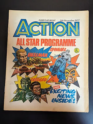 Buy Action Comic 12th November 1977, IPC Magazines, FREE UK POSTAGE • 6.99£