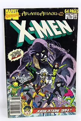 Buy Uncanny X-Men Annual #13 Jubilee 1st Cover UPC Newsstand 1989 Marvel Comics VG- • 1.83£