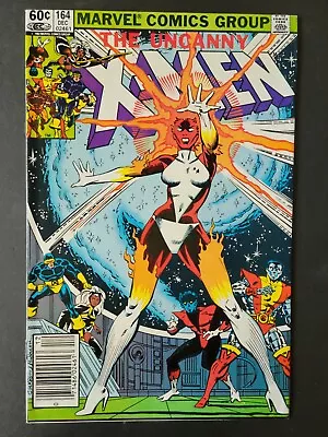 Buy Uncanny X-Men #164, HIGH GRADE, Newsstand, 1st App Of Binary (aka Ms. Marvel) • 23.30£
