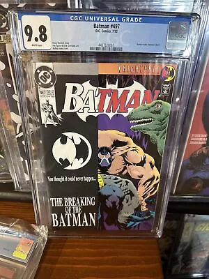 Buy Batman #497 1st Printing CGC 9.8 1993 • 58.24£