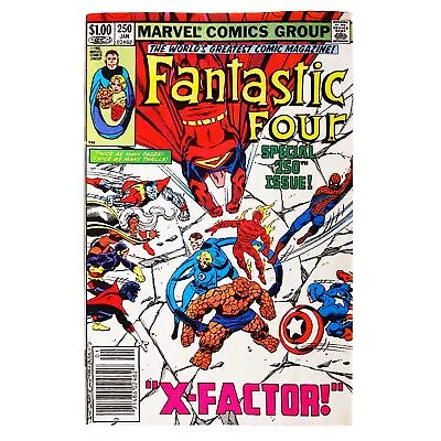 Buy Fantastic Four (Marvel 1983) #250 John Byrne Spider-Man Captain America X-Men • 2.72£