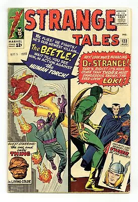 Buy Strange Tales #123 VG- 3.5 1964 • 39.68£
