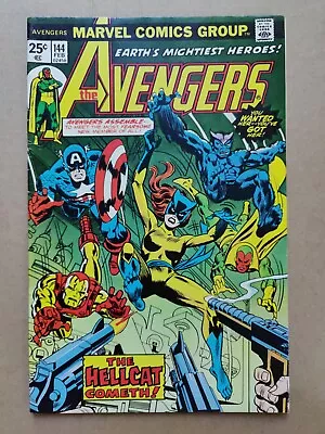Buy AVENGERS #144 FN/VF 1976 KEY Marvel Comics 1st HELLCAT Patsy Walker • 34.17£