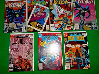 Buy Batman Comics Lot (7) Vf 1980-1993 • 24.85£